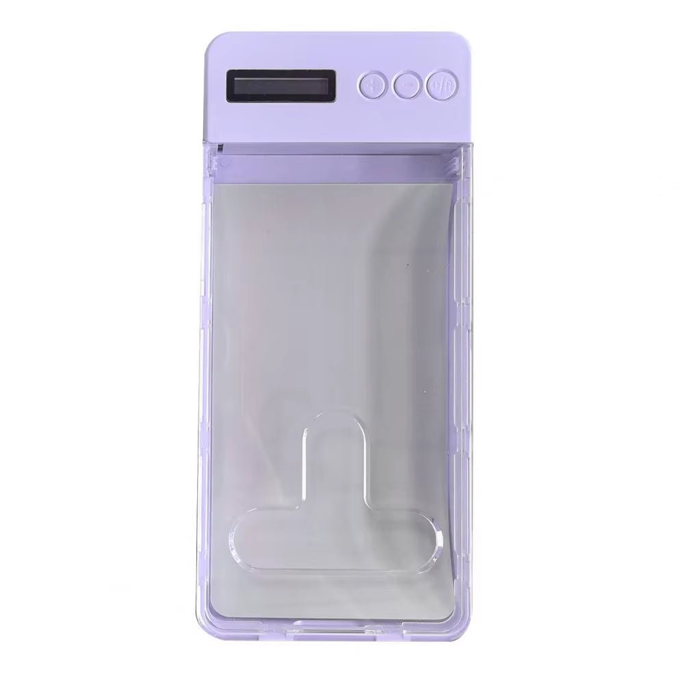 Phone Lock Box with Timer LCD Display Phone Prison Transparent Phone Locker Adults Children Students Self-Discipline Tools