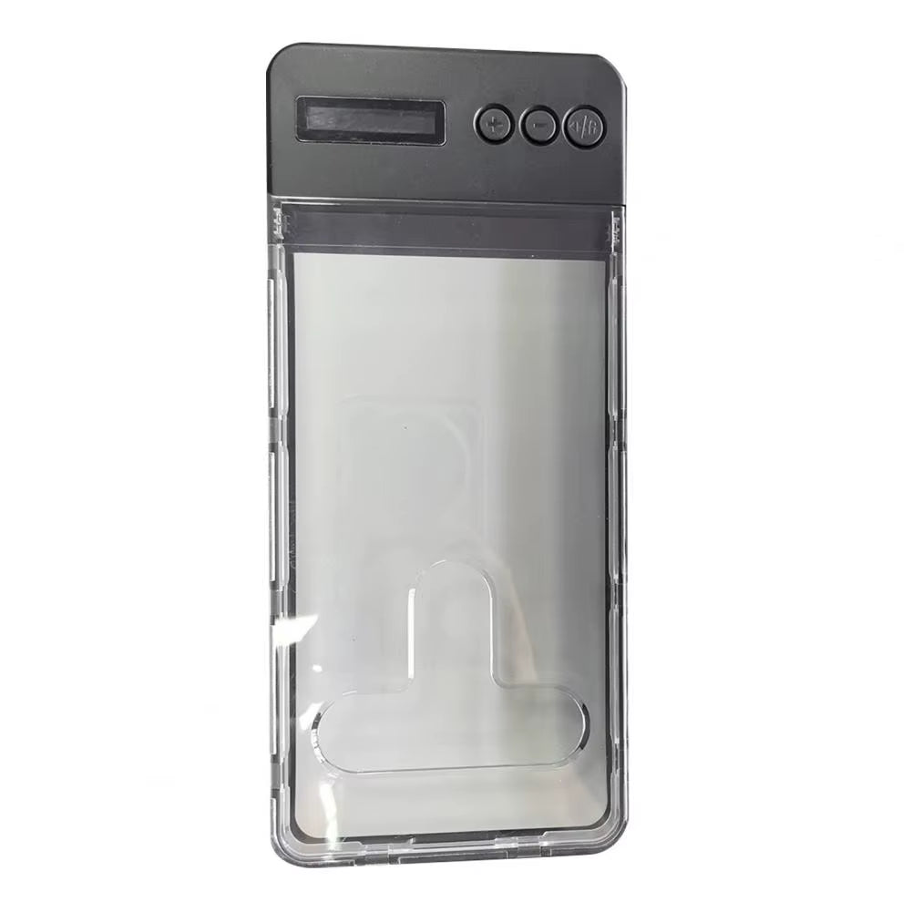 Phone Lock Box with Timer LCD Display Phone Prison Transparent Phone Locker Adults Children Students Self-Discipline Tools